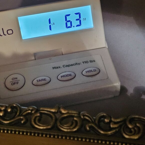 Brass "Forever Friends" Tabletop Photo Frame Ornate Scroll Border Heavy - Picture 11 of 11